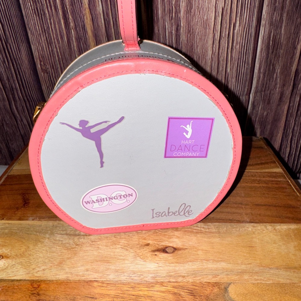 American Girl Isabelle Dance Case Set 18 Inch Doll Grey Pink Teal Ballet Shoes
